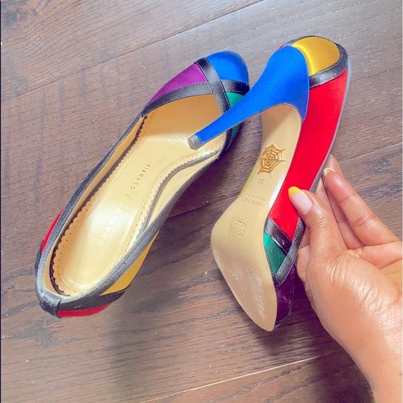Charlotte Olympia multi colour pumps - Picture 3 of 6